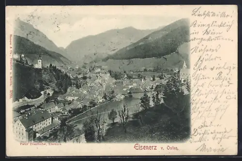 AK Eisenerz, Ortsansicht von Osten