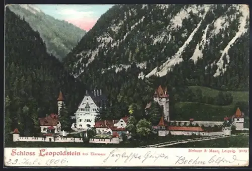 AK Eisenerz, Ansicht von Schloss Leopoldstein