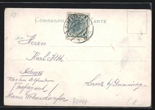 AK Eisenerz, Ansicht von Schloss Leopoldstein