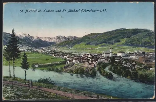 AK St. Michael ob Leoben, Gesamtansicht und St. Michael