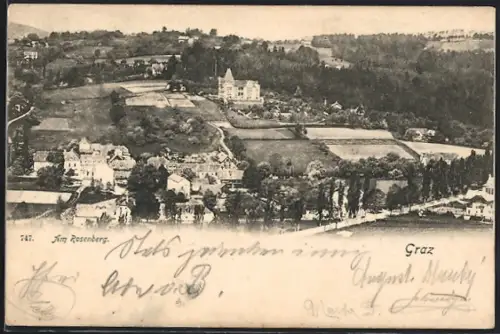AK Graz, Ortspartie am Rosenberg