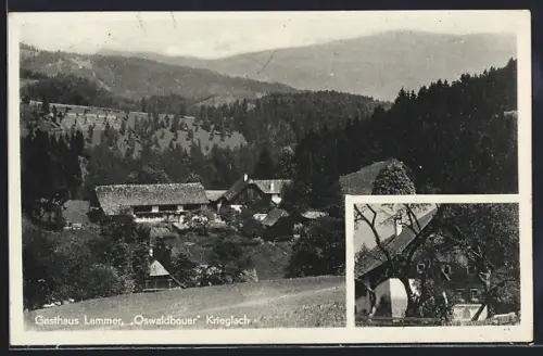 AK Krieglach, Gasthaus Lammer, Oswaldbauer
