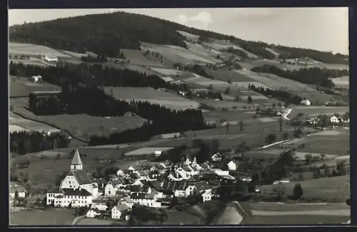 AK Semriach /Steiermark, Ortsansicht aus der Vogelschau