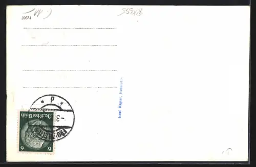 AK Frohnleiten, Strassenpartie mit Blick auf die Kirche