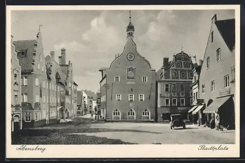 AK Abensberg / Hallertau, Stadtplatz