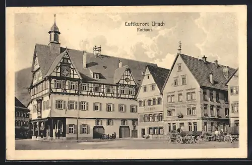 AK Urach / Württbg., Rathaus