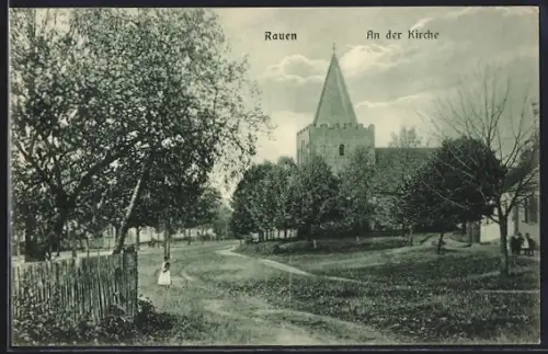 AK Rauen / Mark, An der Kirche