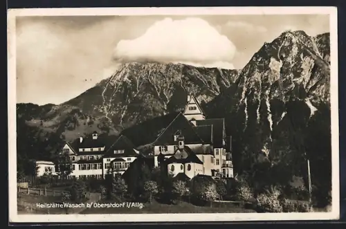 AK Oberstdorf / Allgäu, Heilstätte Wasach