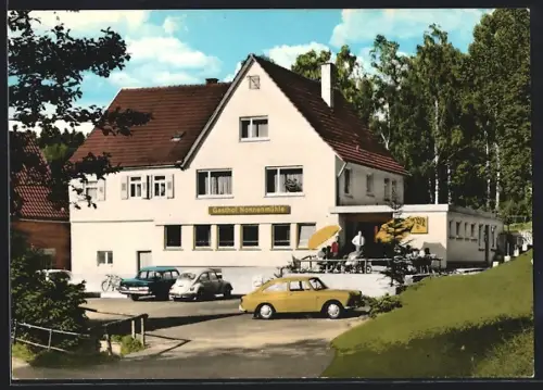 AK Althütte / Backnang, Gasthaus Nonnemühle, Inh. Familie Horn