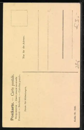 AK Der Ring des Libelungen, O Heil der Mutter, die mich gebar... nach Gemälde von M. Echter