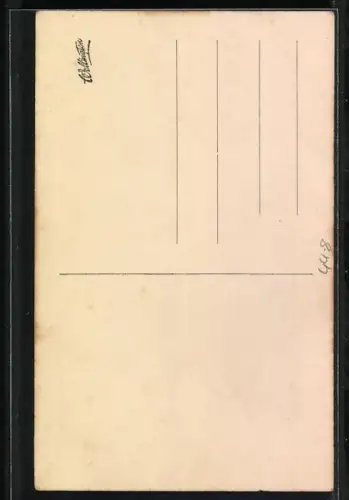 AK Mädchen sitzend auf Stuhl mit Teddy