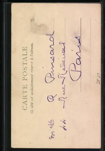 AK Rotkäppchen und zwei Männer mit erlegtem Wolf