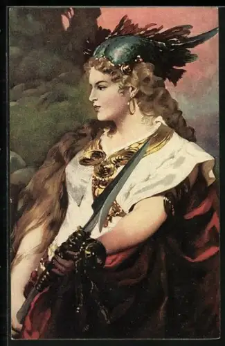 Künstler-AK Die Walküre, Nibelungen