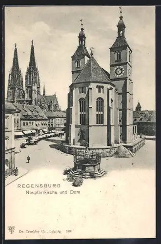 AK Regensburg, Neupfarrkirche und Dom
