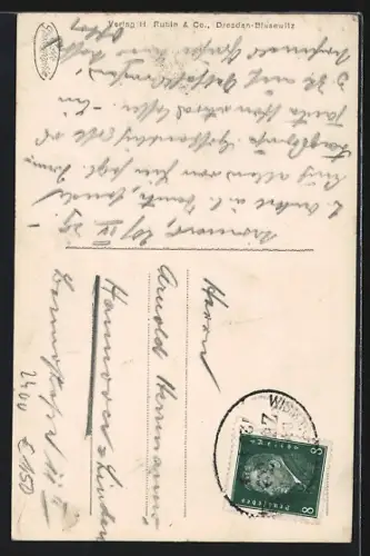 AK Wismar, Durchgang zum Fürstengarten