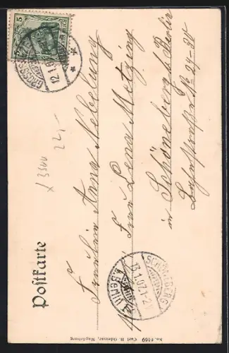 AK Schönebeck / Elbe, Ortspartie an der Elbe