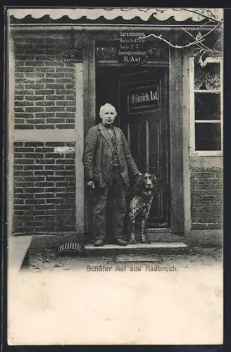 AK Radbruch, Heiler Schäfer Ast vor seinem Laden