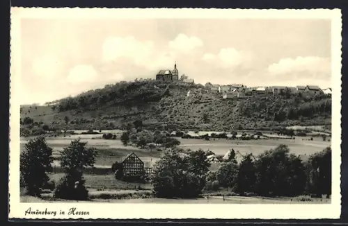 AK Amöneburg / Lahn, Gasthaus Zum Deutschen Haus, Inh. Franz Dickhaut