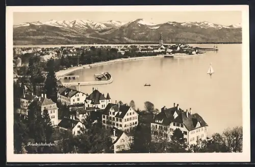 AK Friedrichshafen, Hafenpanorama