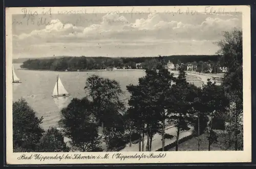 AK Bad Zippendorf bei Schwerin, Zippendorfer Bucht