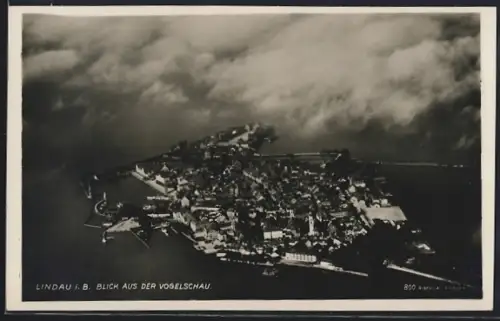 AK Lindau i. B., Blick aus der Vogelschau