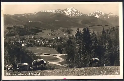 AK Siegsdorf, Blick vom Hochberg auf den Ort