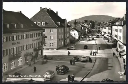 AK Freilassing /Obb., Hotel Post in der Hauptstrasse