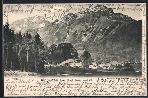 AK Bad Reichenhall, Alpgarten