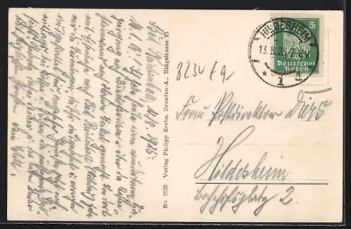 AK Bad Reichenhall, Blick vom Schroffen