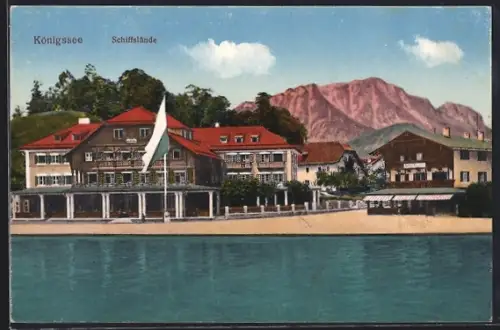 AK Königssee / Berchtesgaden, Schiffslände