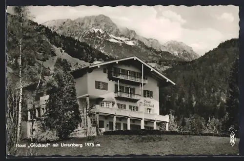 AK Berchtesgaden, Gasthof Haus Glückauf am Untersberg