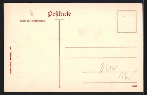 AK Bad Aibling, Ortsansicht mit Bergpanorama