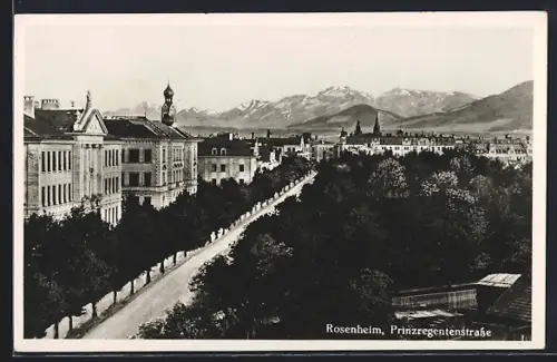 AK Rosenheim, Prinzregentenstrasse