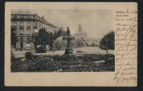 AK Bonn, Kaiserplatz