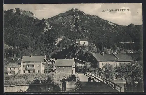 AK Marquartstein, Brücke im Ort