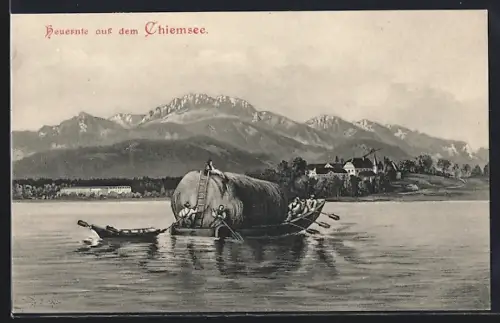 AK Chiemsee, Heuernte auf dem See