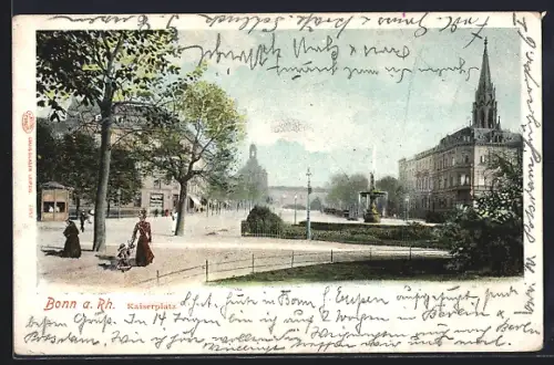 AK Bonn a. Rh., Kaiserplatz