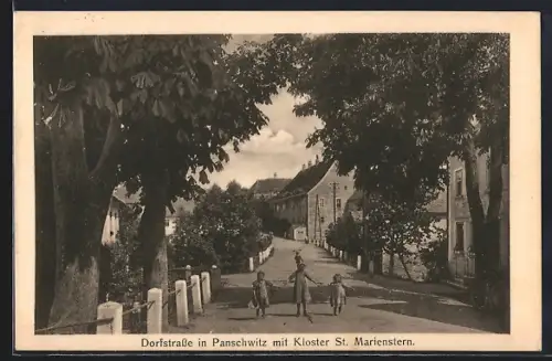 AK Panschwitz, Dorfstrasse, Kloster St. Marienstern