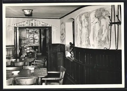 AK Neckargemünd, Griechische Weinstube Stadt Athen, Historisches Studentenlokal, Eigentümer Lukas Beuttner