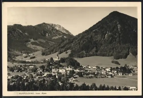 AK Ruhpolding /Bayer. Alpen, Ortsansicht
