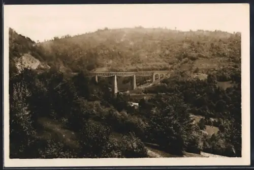 AK Sterbinský, Blick auf das Viadukt