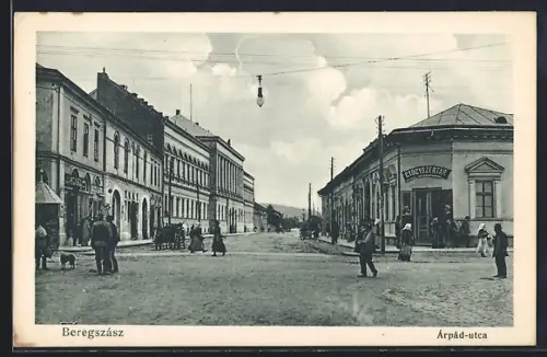 AK Beregszász, Árpád-utca