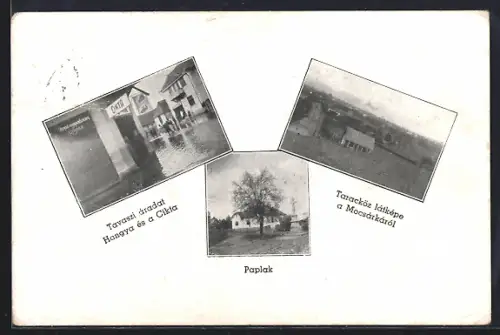 AK Paplak, Tavaszi aradat Hangya és a Cikta, Taracköz látképe a Mocsárkáról