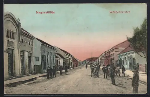 AK Nagyszöllös, Werboczy-utca