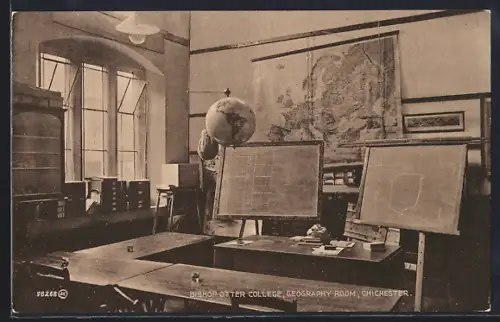 AK Chichester, Bishop Otter College, Geography Room