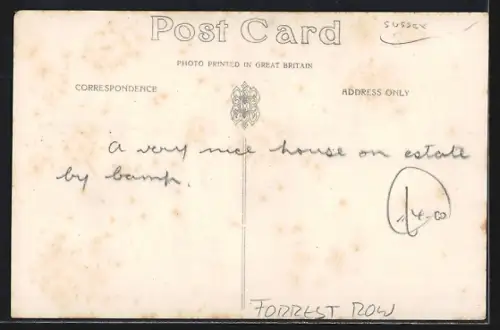 AK Forrest Row, Kidbrooke Park