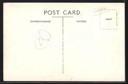 AK Ovingdean Village, Ortspartie mit Anlage