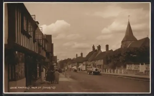 AK Mayfield, High Street with Church