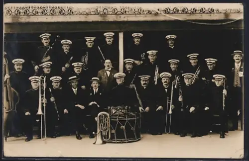 Foto-AK Brighton, Brass Band