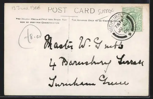 AK Midhurst, The King & Queen returning through Midhurst